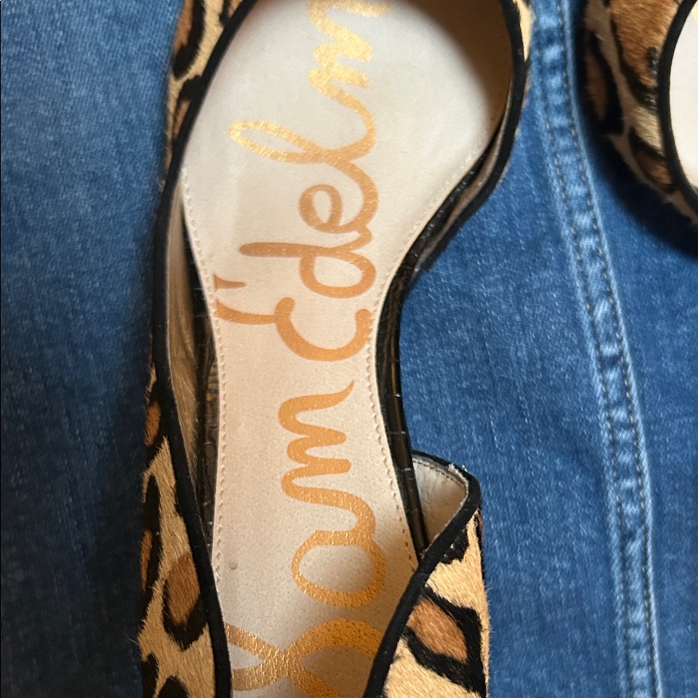 Sam Edelman Leopard Print Flats - Picture 9 of 9